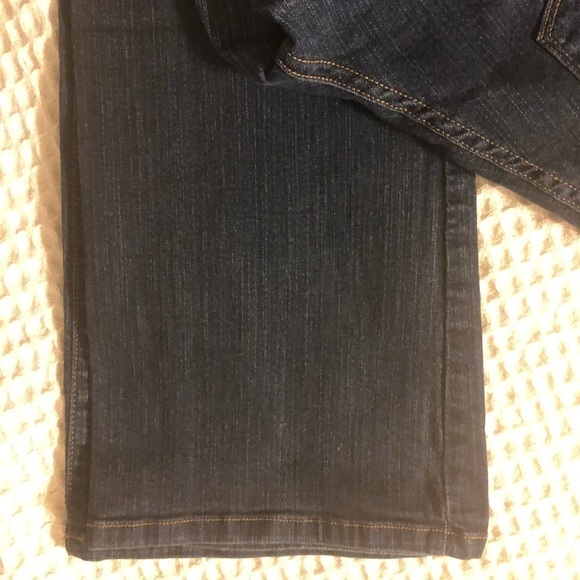 NYDJ Dark Denim Slimming Stretch Jean Boot Cut 12P - Picture 5 of 5